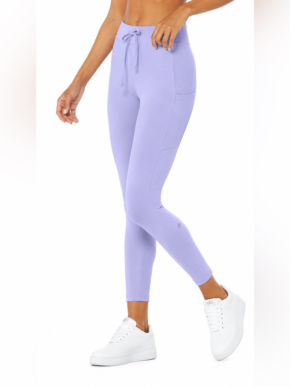 ALO | S | Yoga Lavender High-Rise Leggings with Side Pocket